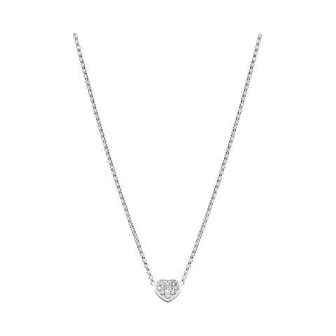 Enlarge {0}Chopard - Diamond Necklace My Happy Hearts 81A086-1901 front view