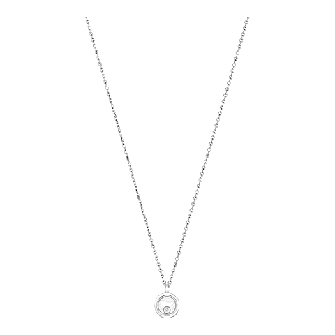 Enlarge Chopard - Diamond Necklace Happy Diamonds Icons 81A191-1001 front view