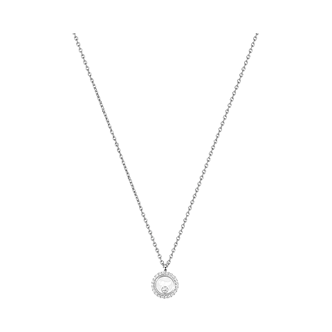 Enlarge Chopard - Diamond Necklace Happy Diamonds Icons 81A191-1201 front view