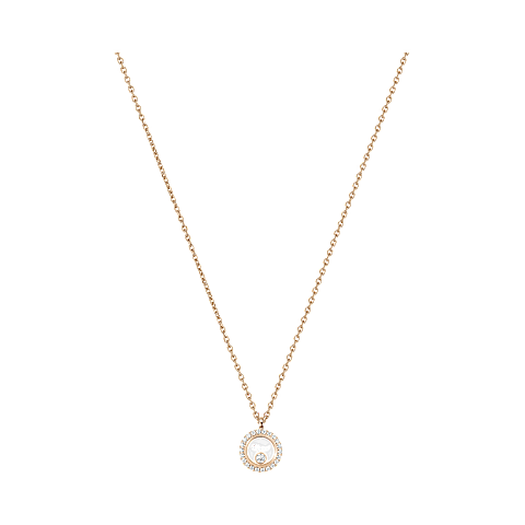 Enlarge Chopard - Diamond Necklace Happy Diamonds Icons 81A191-5201 front view