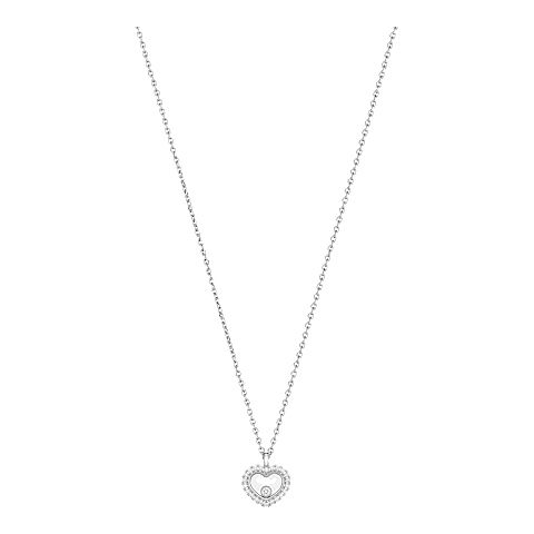 Enlarge Chopard - Diamond Necklace Happy Diamonds Icons 81A192-1201 front view