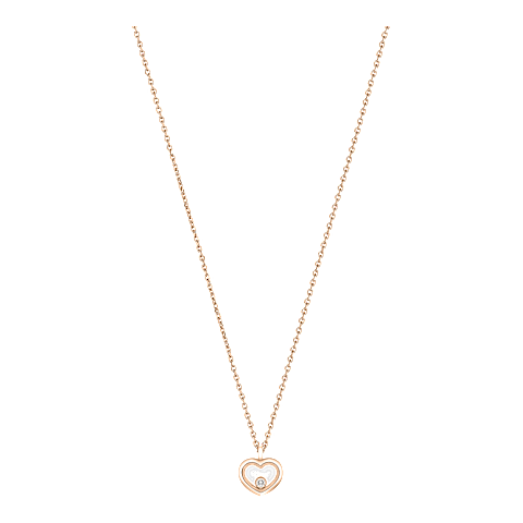 Enlarge Chopard - Diamond Necklace Happy Diamonds Icons 81A192-5001 front view