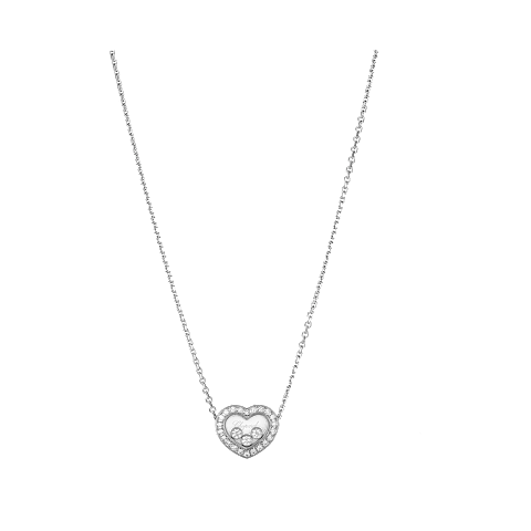 Agrandir {0}Chopard - Collier Diamant Happy Diamonds Icons 81A611-1201 Vue de face
