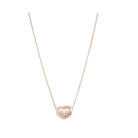 放大 {0}Chopard - 钻石 项链 Happy Diamonds Icons 81A611-5001 正面视图