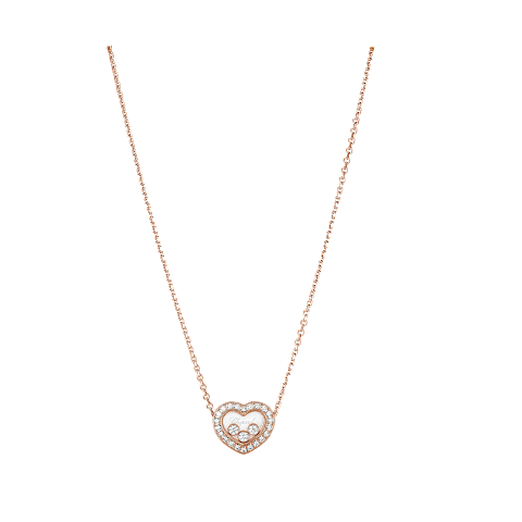 Vergr&ouml;&szlig;ern {0}Chopard - Halskette Happy Diamonds Icons 81A611-5201 Vorderansicht