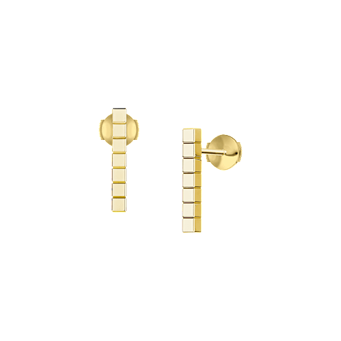 Vergr&ouml;&szlig;ern {0}Chopard - Ohrringe Ice Cube 837702-0001 Vorder- und 3/4-Ansicht