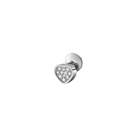 تكبير {0}Chopard - ألماس أقراط ماي هابي هارتس 83A086-1902 عرض أمامي و3/4