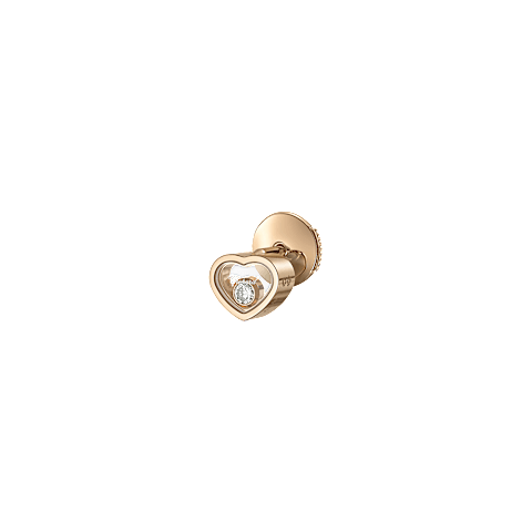 Enlarge {0}Chopard - Diamond Earrings My Happy Hearts 83A086-5092 front & 3/4 view
