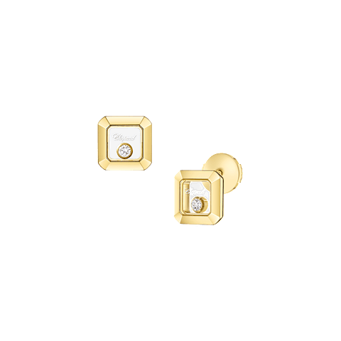 تكبير {0}Chopard - ألماس أقراط هابي دايموندز آيكونز 83A114-0001 عرض أمامي و3/4