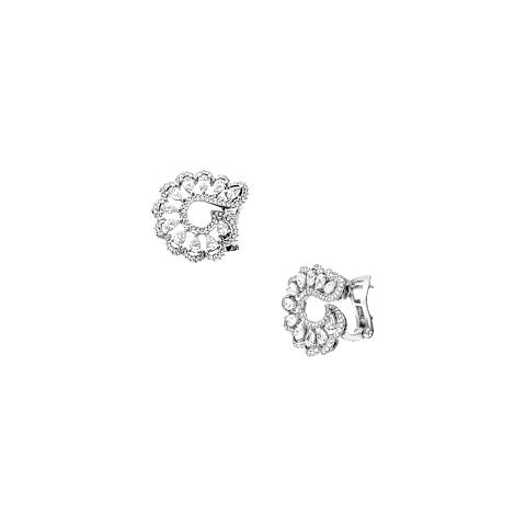 تكبير {0}Chopard - ألماس أقراط بريشس لايس فاغ 848349-1001 عرض أمامي و3/4