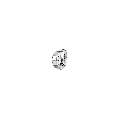 Enlarge {0}Chopard - Earclips Ice Cube 849834-1001 front & 3/4 view
