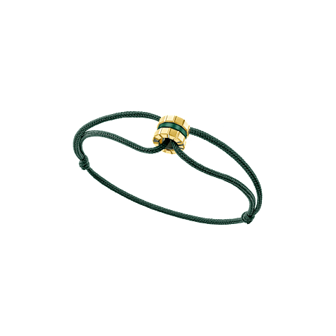 Enlarge {0}Chopard - Bracelet Ice Cube Green HyCeram&reg; Bracelet 857005-9003 fastened in a loop with the buckle view
