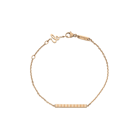 Enlarge {0}Chopard - Bracelet Ice Cube 857702-5001 fastened in a loop with the buckle view