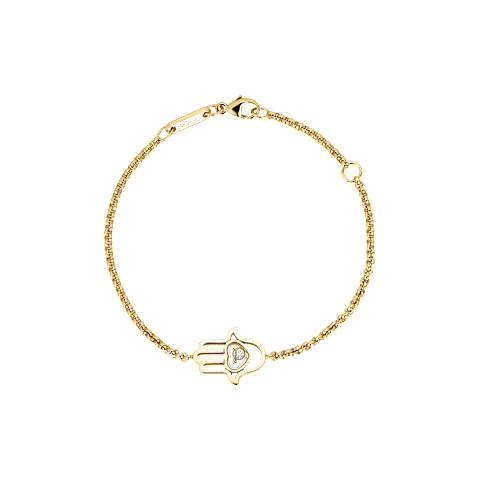 放大 {0}Chopard - 手链 Happy Diamonds Good Luck Charms 857864-5001 扣环闭合环视图