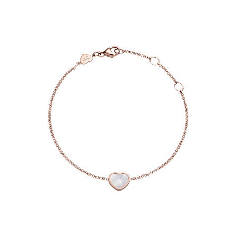 УвеличитьChopard - Браслет My Happy Hearts 85A086-5031 Вид закрепленный в петле с пряжкой