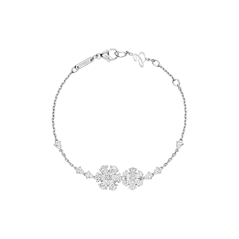 放大 {0}Chopard Diamond 手链 L'Heure du Diamant 85A165-1001 3/4 view