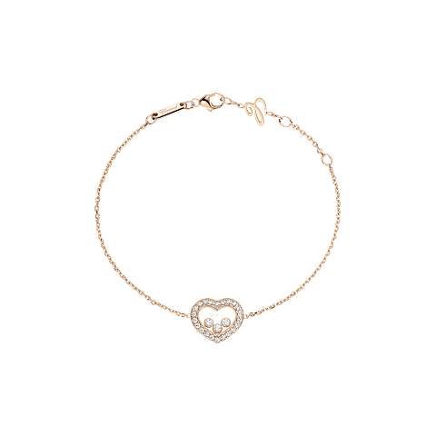 放大 {0}Chopard - 钻石 手链 Happy Diamonds Icons 85A611-5201 扣环闭合环视图
