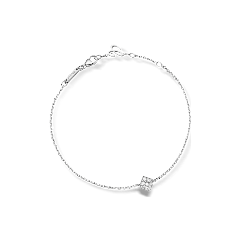 Vergr&ouml;&szlig;ern {0}Chopard - Diamant Armband Ice Cube Be Cube 85A661-1001 Ansicht geschlossen mit Schnalle