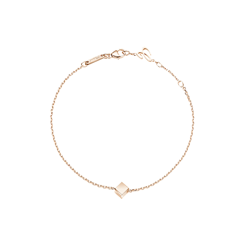 Agrandir {0}Chopard - Bracelet Ice Cube Be Cube 85A661-5001 Vue boucl&eacute;e avec la boucle