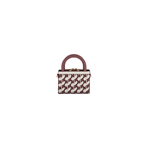 Enlarge {0}Chopard Happy Hearts Grained Calfskin Bag for women - front view