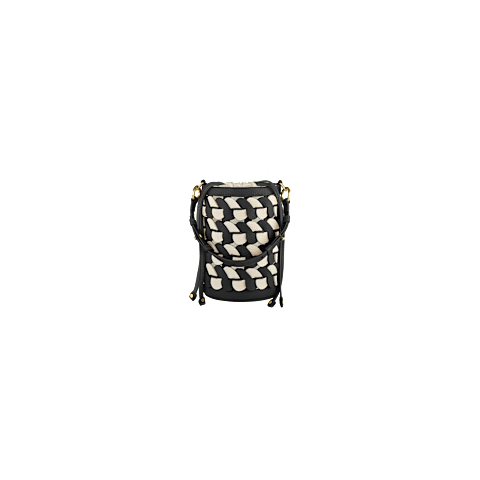 放大 {0}Chopard萧邦 Happy Hearts系列 粒面小牛皮 女士手提包 - 正面图