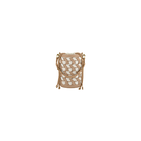 Enlarge Chopard Happy Hearts Grained Calfskin Bag for women - front view