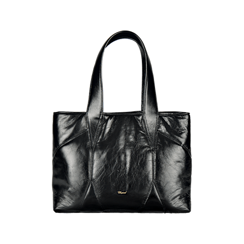 Ingrandisci {0}Chopard Diamond Pelle di vitello effetto stropicciato Borsa da donna - veduta frontale