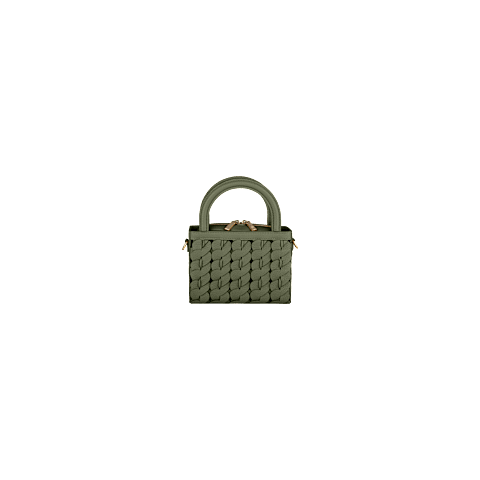 Ingrandisci {0}Chopard Happy Hearts Pelle di vitello martellata Borsa da donna - veduta frontale