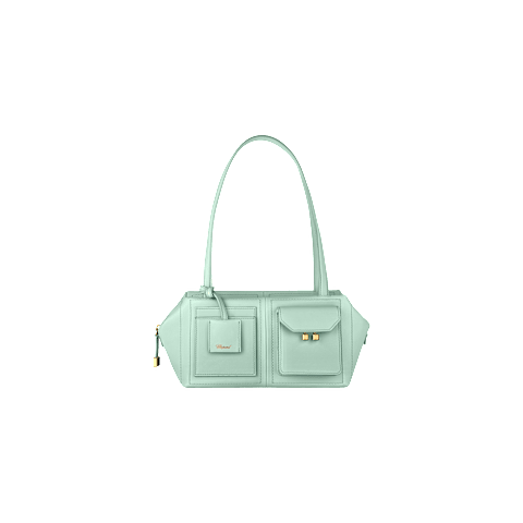 Enlarge {0}Chopard Ice Cube Calfskin Bag for women - front view