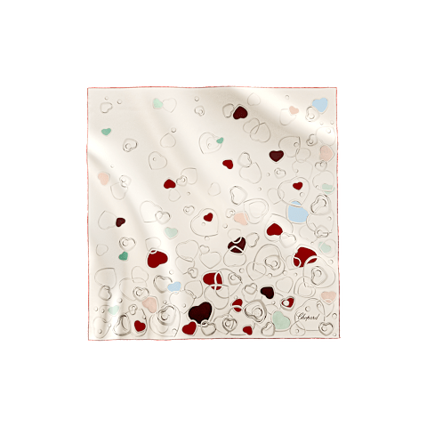 Enlarge {0}White - 90 x 90 cm Scarve flat view