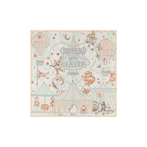 Enlarge {0}White - 90 x 90 cm (35.4" x 35.4") Scarf flat view