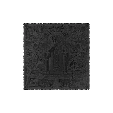 Enlarge {0}black - 140 x 140 cm Shawl flat view