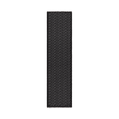 Agrandir {0}noir - 45&nbsp;x 180 cm &Eacute;tole vue &agrave; plat