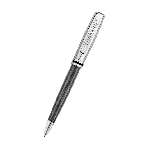 확대 {0}Chopard 카본 섬유 - 팔라듐 도금 브레시아 볼펜 front view