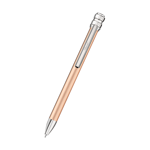 Enlarge {0}Chopard Rose gold & silver-toned metal Ice Cube Pure ballpoint front view