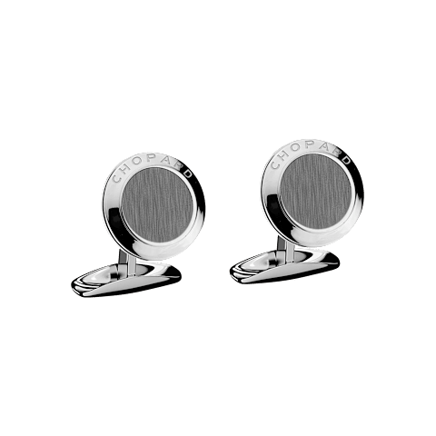 Ampliar {0}Chopard Metal plateado Gemelos Classic vista frontal