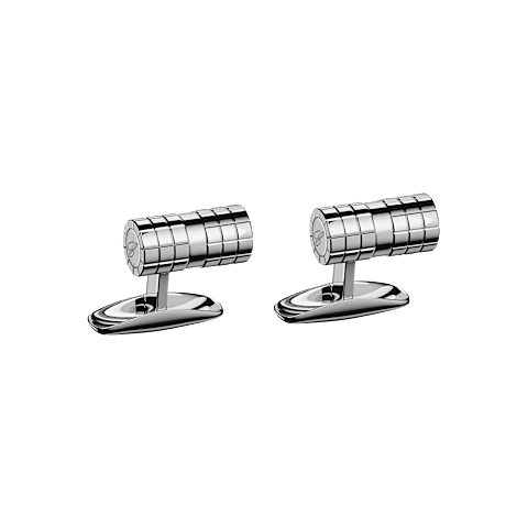 EnlargeChopard Silver-toned metal Ice Cube Cylindrical Cufflinks front view