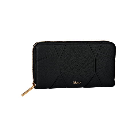 Enlarge {0}Chopard Diamond collection Grained Calfskin Small leather goods for women - front view