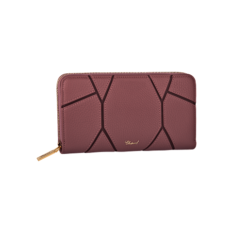 Enlarge {0}Chopard Diamond collection Grained Calfskin Small leather goods for women - front view
