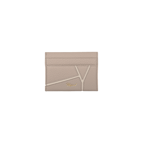 Enlarge {0}Chopard Diamond collection Grained Calfskin Small leather goods for women - front view