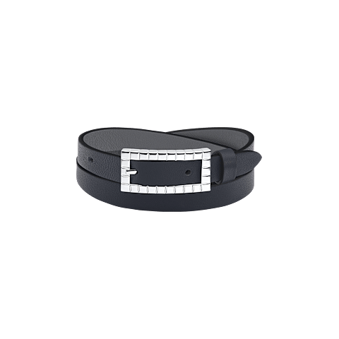 Enlarge Chopard Ice Cube Bracelet - Calfskin Bracelet - front view