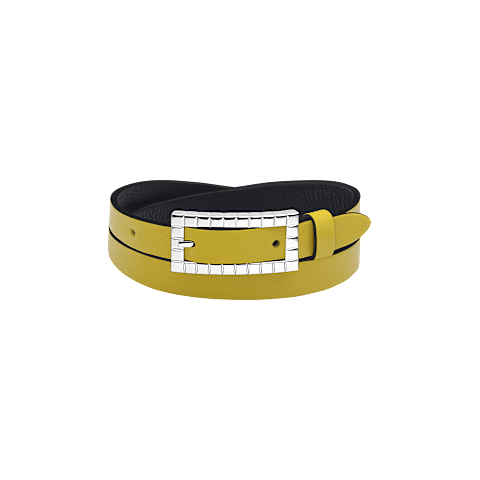 Enlarge Chopard Ice Cube Bracelet - Calfskin Bracelet - front view