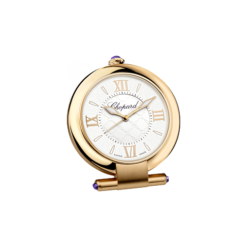 Vergr&ouml;&szlig;ern {0}Chopard Edelstahl &ndash; Ros&eacute;gold-Finish IMPERIALE Wecker Vorderansicht