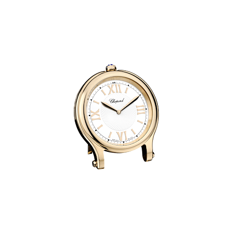 Vergr&ouml;&szlig;ern {0}Chopard Edelstahl - ros&eacute;gold-finish Tischuhr Happy Sport Vorderansicht