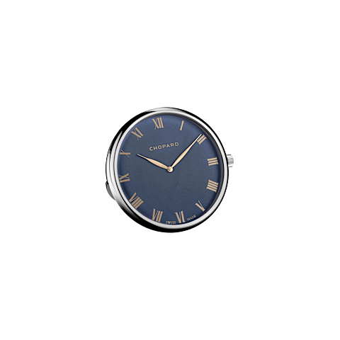 Enlarge {0}Chopard Silver-toned metal Classic table clock front view