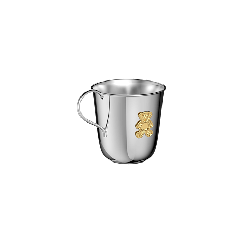 Ingrandisci {0}Chopard argento sterling 925 TAZZA PER BAMBINI HAPPY BEAR veduta frontale