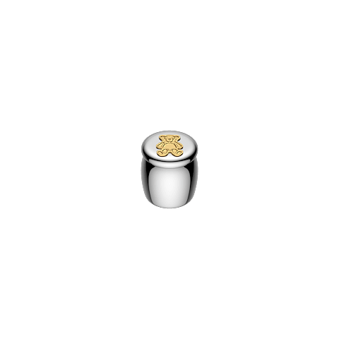 УвеличитьChopard серебро 925&nbsp;пробы ШКАТУЛКА ДЛЯ ПЕРВОГО МОЛОЧНОГО ЗУБА HAPPY BEAR вид спереди