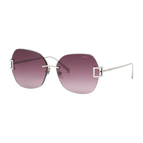 放大 {0}Chopard萧邦  女士太阳镜 - Ice Cube 四分之三视图