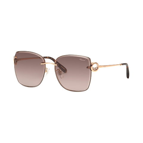 IngrandisciChopard  Occhiali da sole donna - Happy Diamonds veduta di 3/4