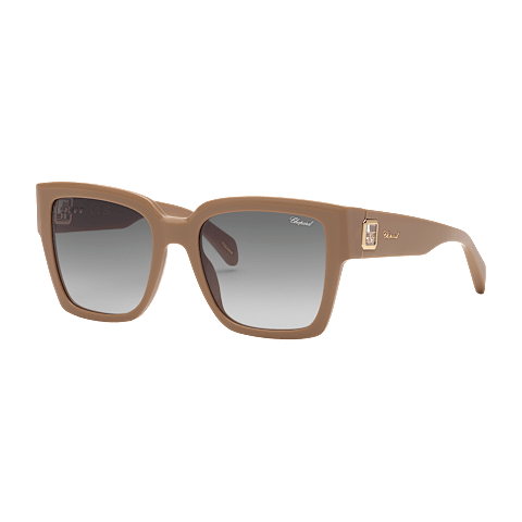 Vergr&ouml;&szlig;ernChopard  Sonnenbrille f&uuml;r Damen - Happy Diamonds 3/4-Ansicht